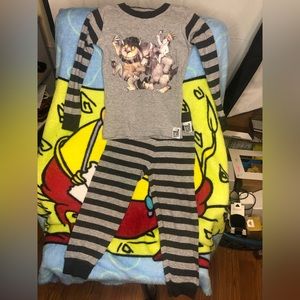 Where the wild things are kids pajama set size 4T